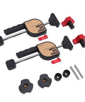 2 Pack Adjustable Screw Bench Dog Clamps, 19mm Workbench Clamping Elements For Woodworking, Milling, Drilling, And Sawing Projects