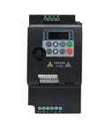 Economical Variable Frequency Drive VFD 0.75 1.5 2.2 4 5.5KW 220V 380V Three Phase Inverter For Motor Speed Control And Industrial Machinery For Wide Applications, black control panel