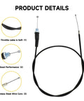 Beefy 35.43 Inch Throttle Cable Fits 50Cc 70Cc 90Cc 110Cc 125Cc Chinese Dirt Bikes Including SSR Tao Tao with stainless steel core