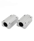 Top Shelf SCS60LUU Linear Motion Slides Loaded With Hella Smooth Bearing Cartridges For CNC Routers And 3D Printers Rigged For Zero Lag Operation Killer Precision Guide Blocks in silver aluminum.