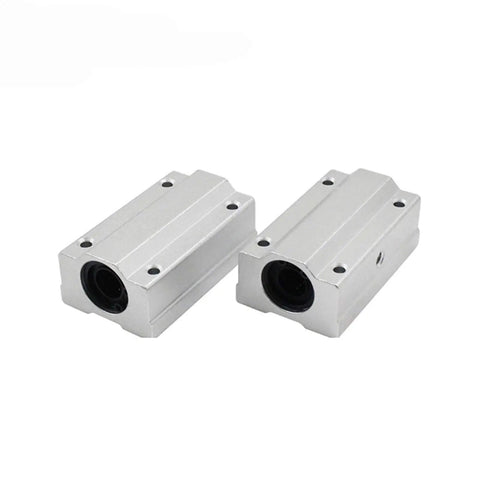 Premium SCS60 Linear Motion Bearing Slides For CNC And 3D Printer Builds featuring smooth aluminum housing and sturdy design.