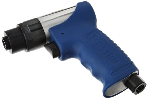 3 Inch Mini Air Polishing Kit With Direct Drive Polisher, ergonomic blue handle, compact design, for detailing up to 2,500 RPM