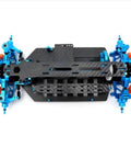 RC Car Chassis Frame Upgrade For TT02 1 To 10 Kit Carbon Brazed Metal Replacement Parts DIY Upgrade, top view