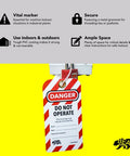 Lockout Tagout Tags Pack Of 30 Laminated And Weatherproof Red Do Not Operate Signs For Out Of Order Equipment Safe Lockout Safety Gear