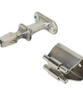 Rock Solid Marine Grade Stainless Steel Boat Door Holder Catch Heavy Duty Sealer For Yacht RV Van Ensure Stability Stop Noise On The Water image showing a close-up of the stainless steel components.