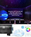 Smart App Controlled Fiber Optic Lights Kit RGBW Starlight Headliner For Car And Home Theater Ceiling With Remote shown