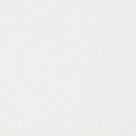 Close-up of white vinyl material from Backless Bar Stool With Gold Frame And White Vinyl Cushioned Seat 30 Inch Counter Height Glam Modern Style
