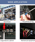 Installation examples of Blue Ring Terminals Set Size Eight For 16 To 14 AWG Wire Includes M4 Studs Pro Grade Kit