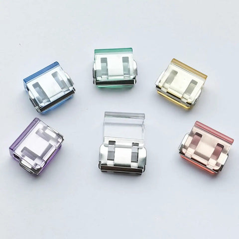 Set Of 10 Invisible Hem Clips For Pants No Sew Quick Fix Pants Hem Shortening Clips Mixed Color Easy To Use Inner Side Design