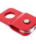 8000 Lb Winch Snatch Block Pulley For Off Road Vehicles Beefy Heavy Duty Steel Recovery Pulley 54 mm Wheel Fits 316 To 14 Inch Winch Cable Red ATV UTV Truck, red steel pulley