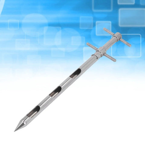 304 Stainless Steel Soil Sampler Probe With T Handle 0.54m Depth For Easy Rotating Handle Precision Sampling