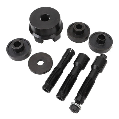 Premium Heavy Duty 14 Piece Wheel Bearing Puller And Remover Tool Set Installation Kit For Motorcycle Bikes With Case For 0.75 Inch 1 Inch And 25mm Bearings black metal parts