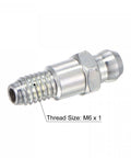 Steel Straight Pro Grade Grease Fittings M6 X 1mm Thread For Hydraulic Equipment 10 Pack Rust Resistant Oil Sealed