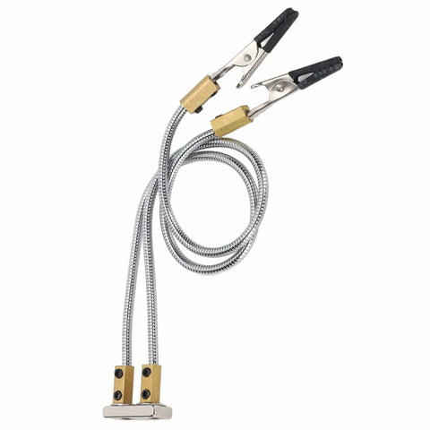 Two Arm Adjustable Soldering Helping Hands For Electronics Repair And Workshop Alloy Steel Third Hand Tool With Magnetic Base