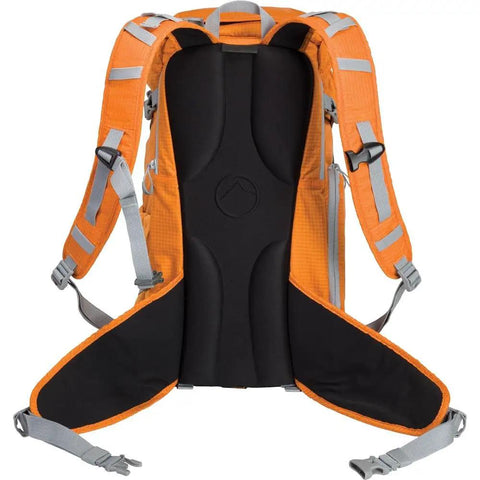 Back view of Ultra Cinch Camera Chamber Backpack For On The Go Photographers With Padded Secure Gear Compartment Quick Side Access