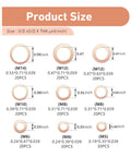 Copper Crush Washer Set 200 Piece With 10 Metric Sizes M5 M6 M8 M10 M12 M14 Universal Oil Drain Plug Gasket Kit size chart