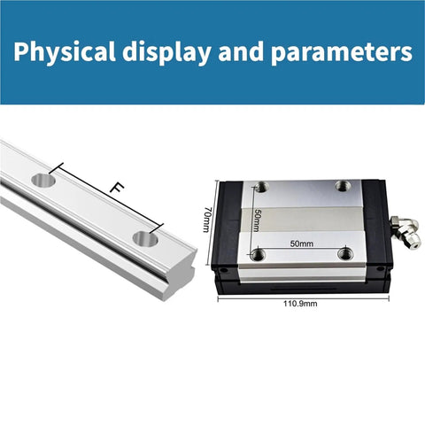 SSR35XW Linear Block Guide Slider With 2000mm Rail Built For Tough CNC Machines Smooth As Butter Linear Bearing System diagram