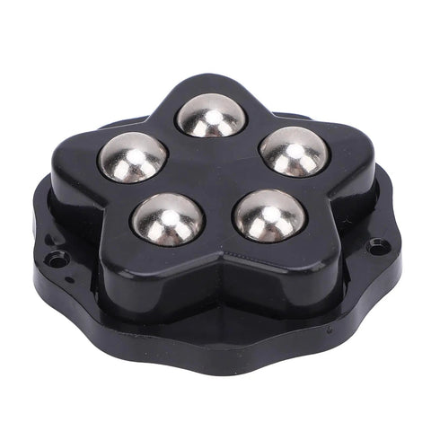 Close-up of a single 12 Pack Self Adhesive Caster Wheels With Brakes 360 Degree Swivel Appliance Rollers Heavy Duty Furniture Casters