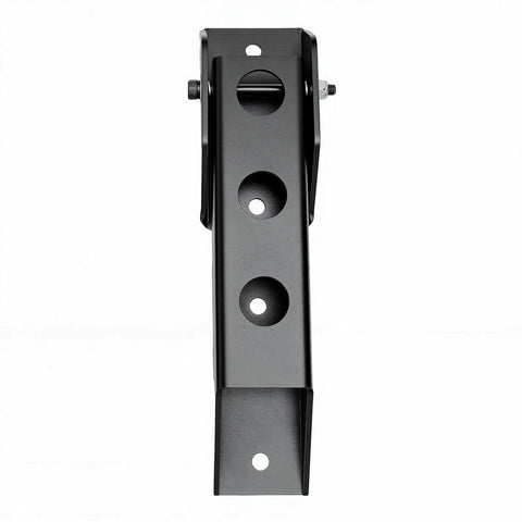 Heavy Duty Rear Door Hinge Set For Jeep Wrangler Jk And Jku 2007 To 2018 Reinforced Steel hinge in matte black finish.