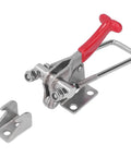 Beefy Adjustable Toggle Clamp With 318Kg Clamping Force Stainless Steel Lever Clamp Latch Plastic Cover Handle for woodworking and welding.