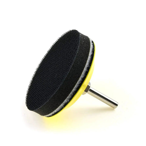 Hook and loop backing pad for 3 Inch Sanding Discs Set 100 Pcs Wet Dry Assorted Grits 60 To 10000 with soft foam buffer