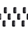 1x2 Black Painted Iron Pipe Nipple Set, 10 Pack, Threaded Black Iron Pipes For DIY Furniture And Shelving, Industrial Decor, Heavy Duty
