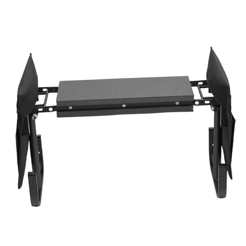 Foldable Garden Kneeler Seat With 2 Tool Pouches For Quick Garden Work, Height Adjustable Gardening Stool Bench For Kneeling