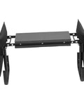 Wide Garden Kneeler And Seat With Two Tool Pouches Foldable Stool Bench For Kneeling Or Sitting Ergonomic Height Adjustable