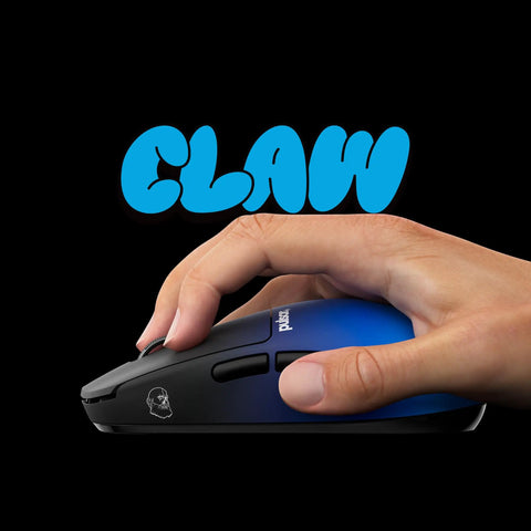 Lock In With This CrazyLight Wireless Gaming Mouse Featherlight 37 Gram Mini Shape with a hand gripping in claw style.