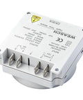Dope Programmable Timer Switch For 12V DC And 120V AC, 16 Amp, 28 On And 28 Off Per Day, 1 Minute To 168 Hour Range, 15 Daily And Weekly Schedules, Perfect For Lights, Pumps, Home Automation, And Garage Projects. white 12V DC and 120V AC programmable timer switch module with metal terminals