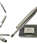 Pro Grade Digital Surface Roughness Transducer For Small Hole Sensors With Inner Hole Diameter Over 5mm And Depth Over 22mm Ideal For Flat Surfaces And Shafts KR220 Profilometer Compatible TS-100 Replacement Sensor For Portable Roughness Tester in case