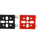Cross Shaped Dovetail Saddle With Quick Release Rails For Telescopes Red And Black Anodized Mount Ultra Solid Stability To Kill Wobble