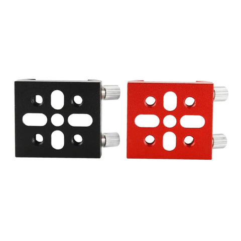Cross Shaped Dovetail Saddle With Quick Release Rails For Telescopes Red And Black Anodized Mount Ultra Solid Stability To Kill Wobble