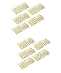 Self Adhesive Gold Clock Numerals Kit With Arabic And Roman Numerals For Easy DIY Wall Clock Repair Adhesive Backed Replacement Parts