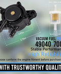 Budget-Friendly Fuel Pump With Filter For Small Engines 15Hp-25Hp Fits Kawasaki Kohler John Deere Honda Briggs Stratton