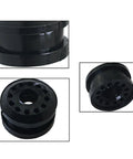 Black rubber bushings for Dodge Ram Transfer Case Linkage Replacement Kit with gear shift bushing washer set.