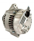 Alternator RE65414 Compatible With John Deere Marine Engines 6081AFM75 And 6125AFM01, side view, durable metal housing