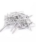 Dope All Aluminum Round Head Blind Rivet Set Kit Tri Fold Assortment For Wood Plastic Automotive Repairs 500 Pcs M3.2 Rivets 14mm 21mm Lengths Ideal DIY Fasteners silver rivets