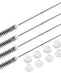 Heavy Duty Washer Suspension Rods Kit Four Pack Replace W10780045 W10537442 For Whirlpool Kenmore Maytag Amana, includes rods and washers.