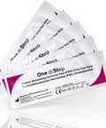At-Home FSH Menopause Test Strips For Peri Menopausal Self Test, Five Pack Urine Kit To Check Follicle Stimulating Hormone Levels, Easy Home Fertility Screen And Ovarian Reserve Insight, five foil strips