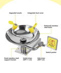 Wall Mounted Eye Wash Station OSHA Approved ANSI Z358 2014 Compliant 304 Stainless Steel Eyewash Station With Enlarged Basin