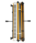 Built Tough 24 Inch Dovetail Jig Kit For Woodworking Pro Grade Precision Aligner top view showing robust steel and aluminum design.