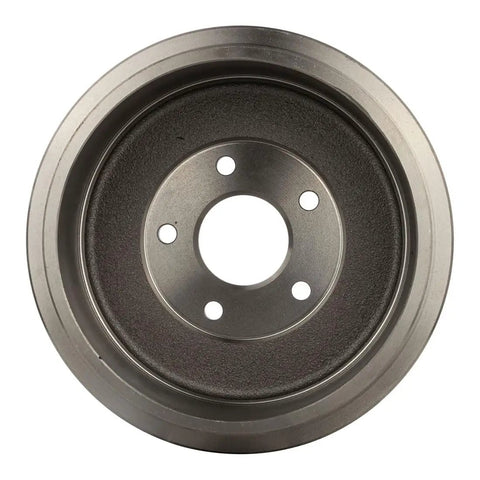 Heavy Duty Rear Brake Drums For Ford Transit Connect 2010 To 2013 Two Pack close-up view showing inside diameter and five bolt holes.