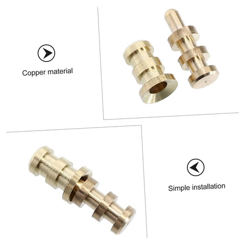 Table Dowel Pin Alignment Kit With 20 Pieces Connectors For Long Lasting Furniture Projects DIY Friendly Pro Grade Metal Dowel Pins For Precise Alignment Easy Fit Durable Table Fasteners For Sturdy Joints And Quick Setup, copper connectors