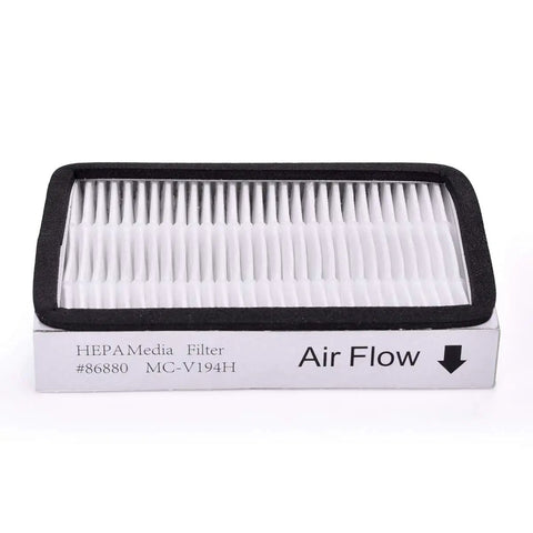 4 Pack Exhaust Vacuum HEPA Filters for EF-2 86880 Replace 20-86880 40320 EF2 610445 Compatible With Panasonic MC-V194H box view