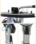 Beefed Up High Performance Electric Fuel Pump Replacement For Acura Integra And Honda Civic 1992-1995 Models visible from side and close-up view