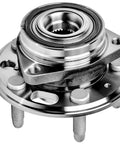 Front view of Wheel Bearing Hub Assembly 513288 Front Or Rear With ABS Ring 5 Lug For Chevy Malibu Impala Equinox Cadillac