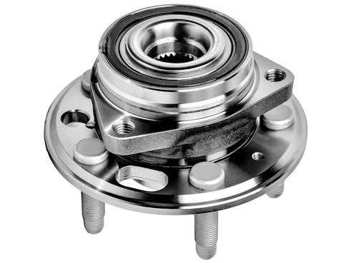 Front view of Wheel Bearing Hub Assembly 513288 Front Or Rear With ABS Ring 5 Lug For Chevy Malibu Impala Equinox Cadillac