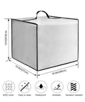 Heavy Duty Waterproof Anti Static Nylon Dust Cover For 3D Printers showing size 18.9 by 14.6 inches
