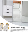 Two Pack Sliding Door Rollers For Cabinet And Pocket Doors Sleek Track Pulley Hardware Easy Install Replacement Wheels